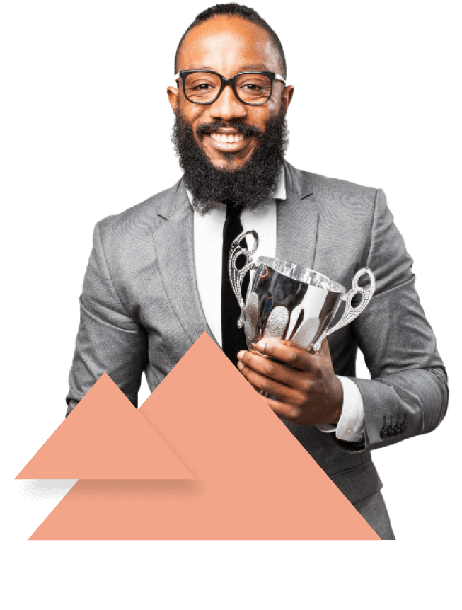 Man With Award